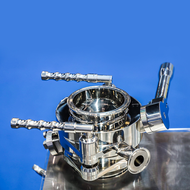 Aseptický dělený klapkový ventil